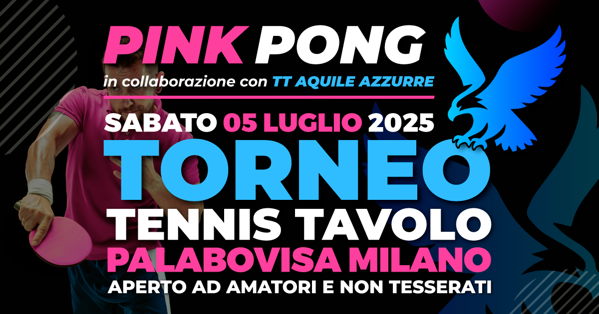 PINKPONG 05/07/2025 – Palabovisa Milano